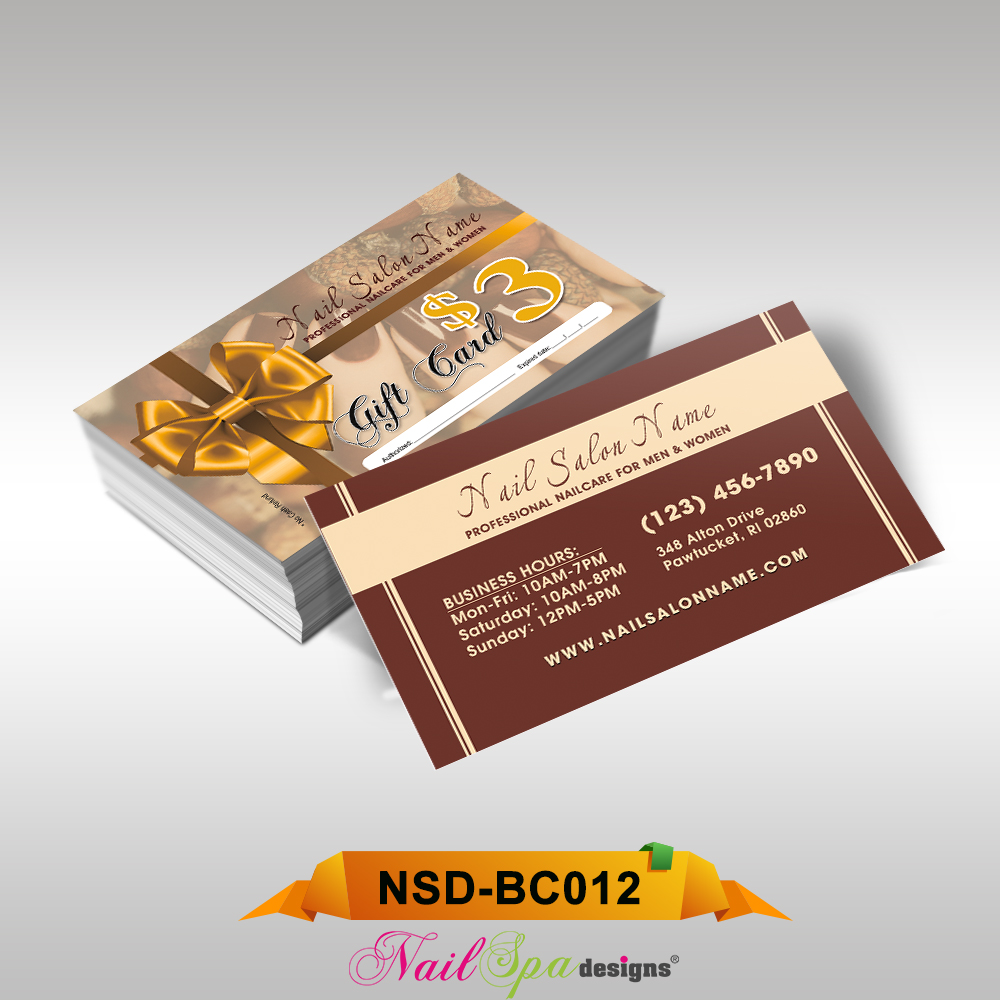 Nail Spa Business Card BC012