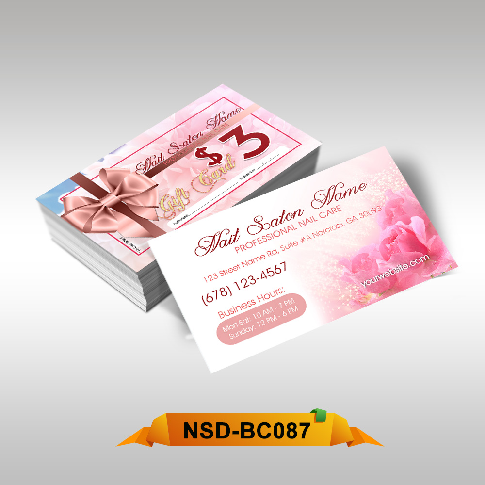 Nail Spa Business Card BC087