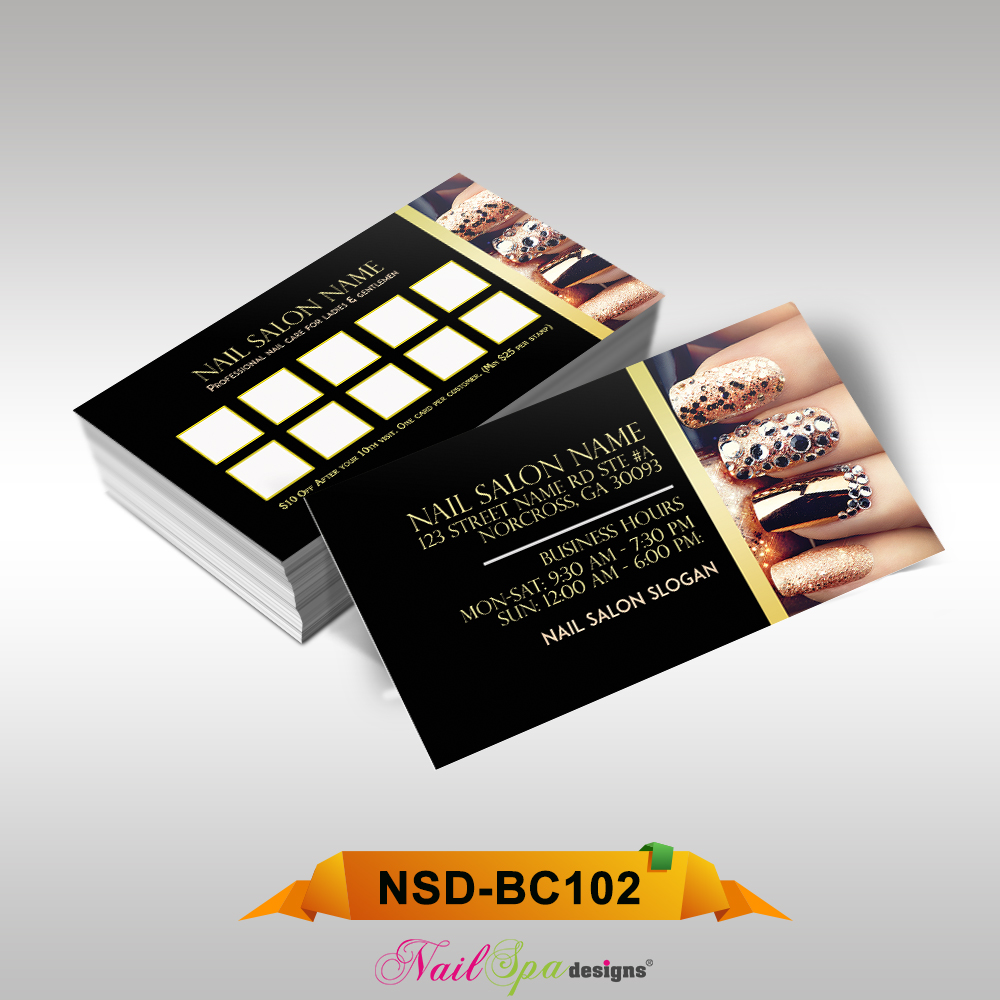 Nail Spa Business Card BC102