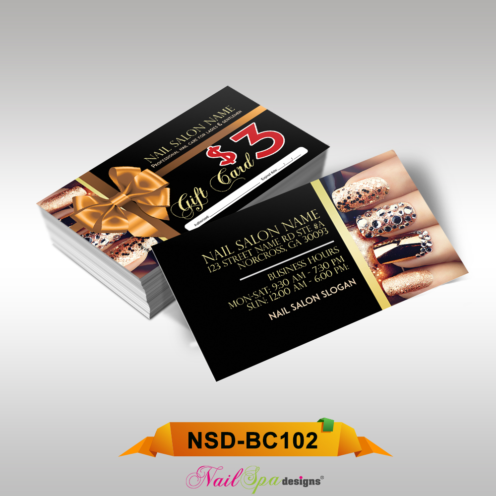 Nail Spa Business Card BC102
