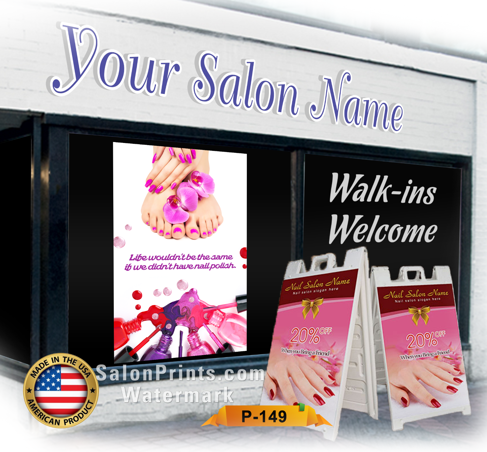 Nail Salon Poster NSD-P149