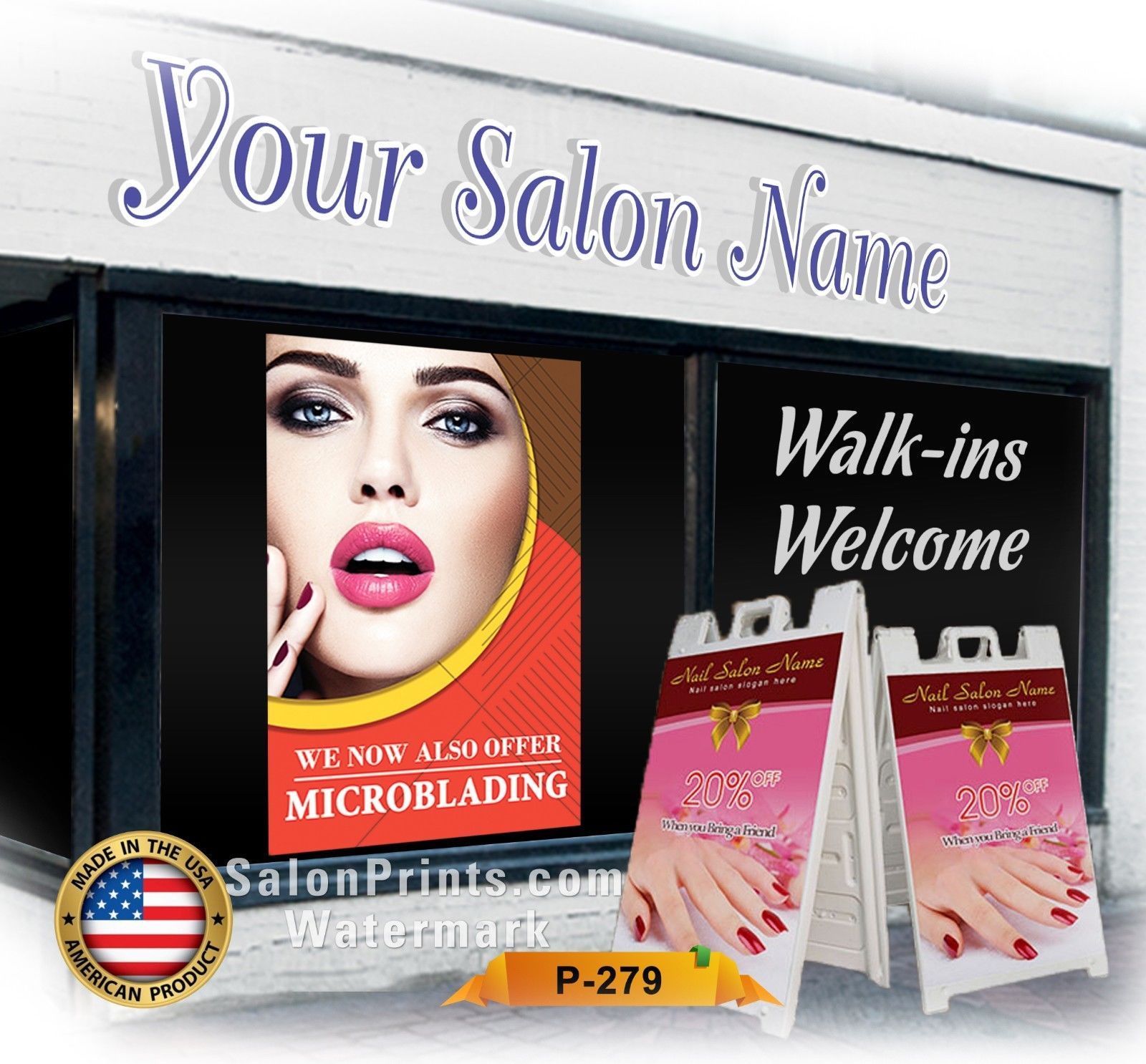Nail Salon Poster NSD-P304