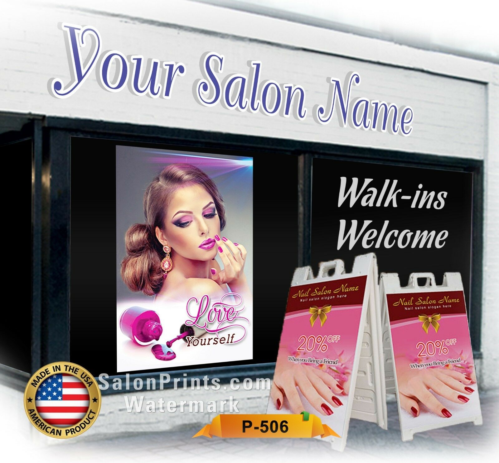 Nail Salon Poster NSD-P506