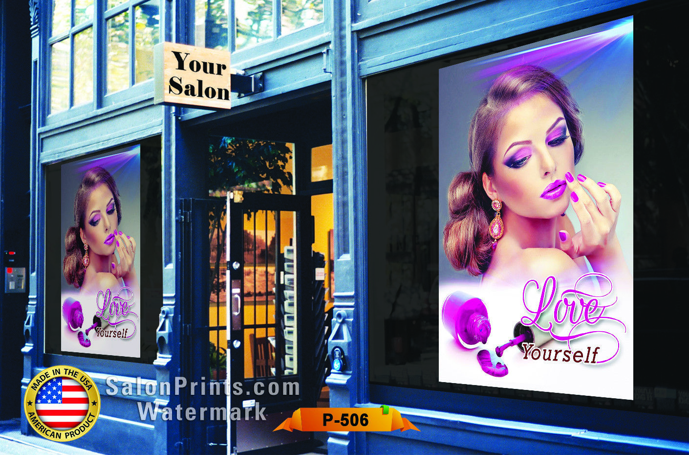Nail Salon Poster NSD-P506