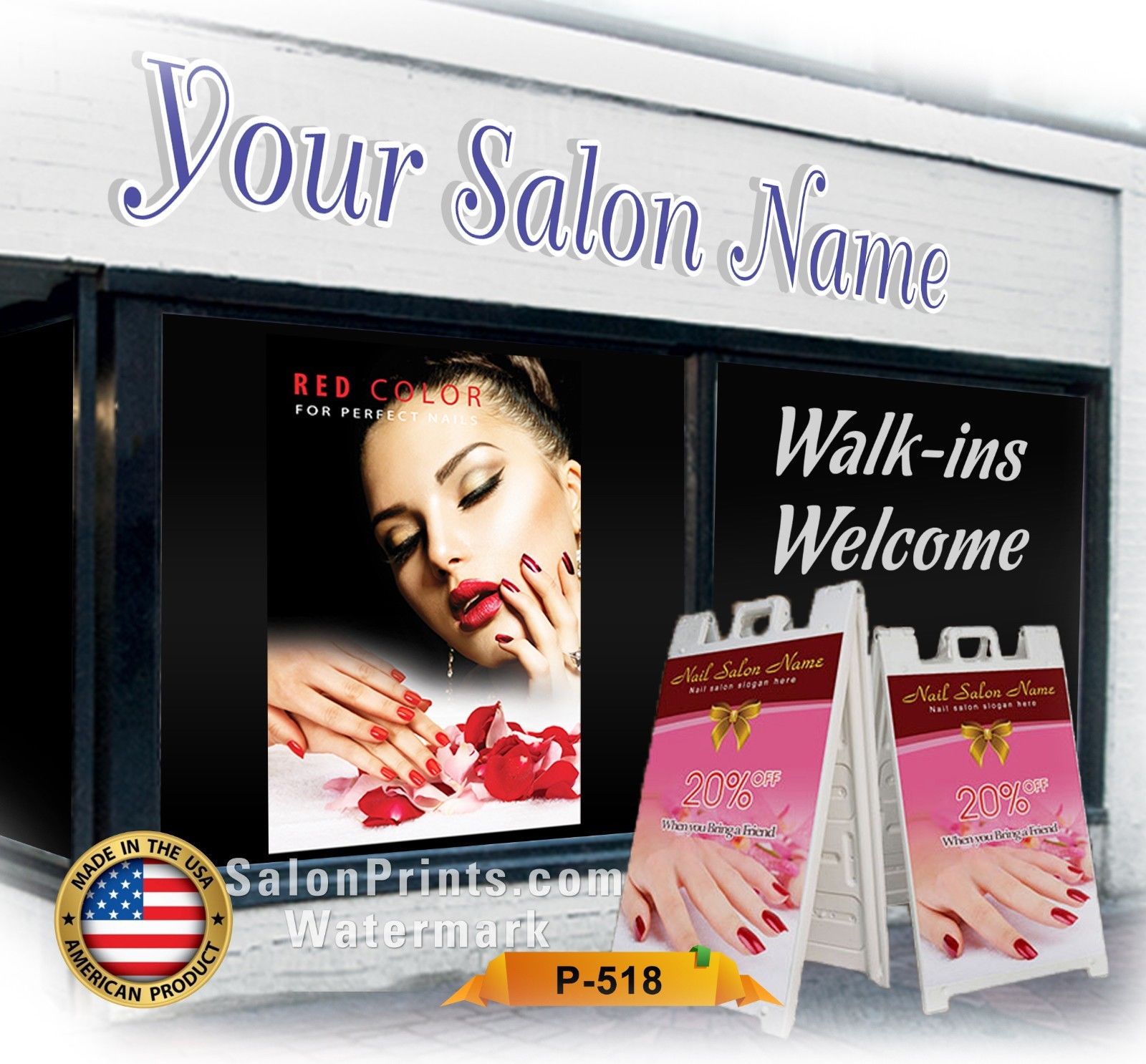 Nail Salon Poster NSD-P518