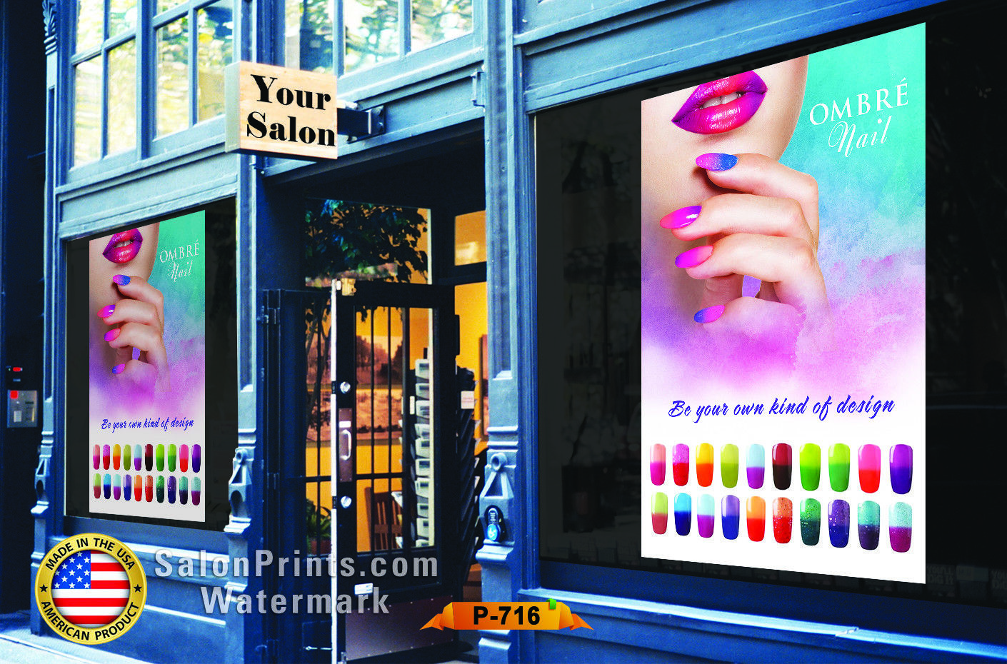 Nail Salon Poster NSD-P716