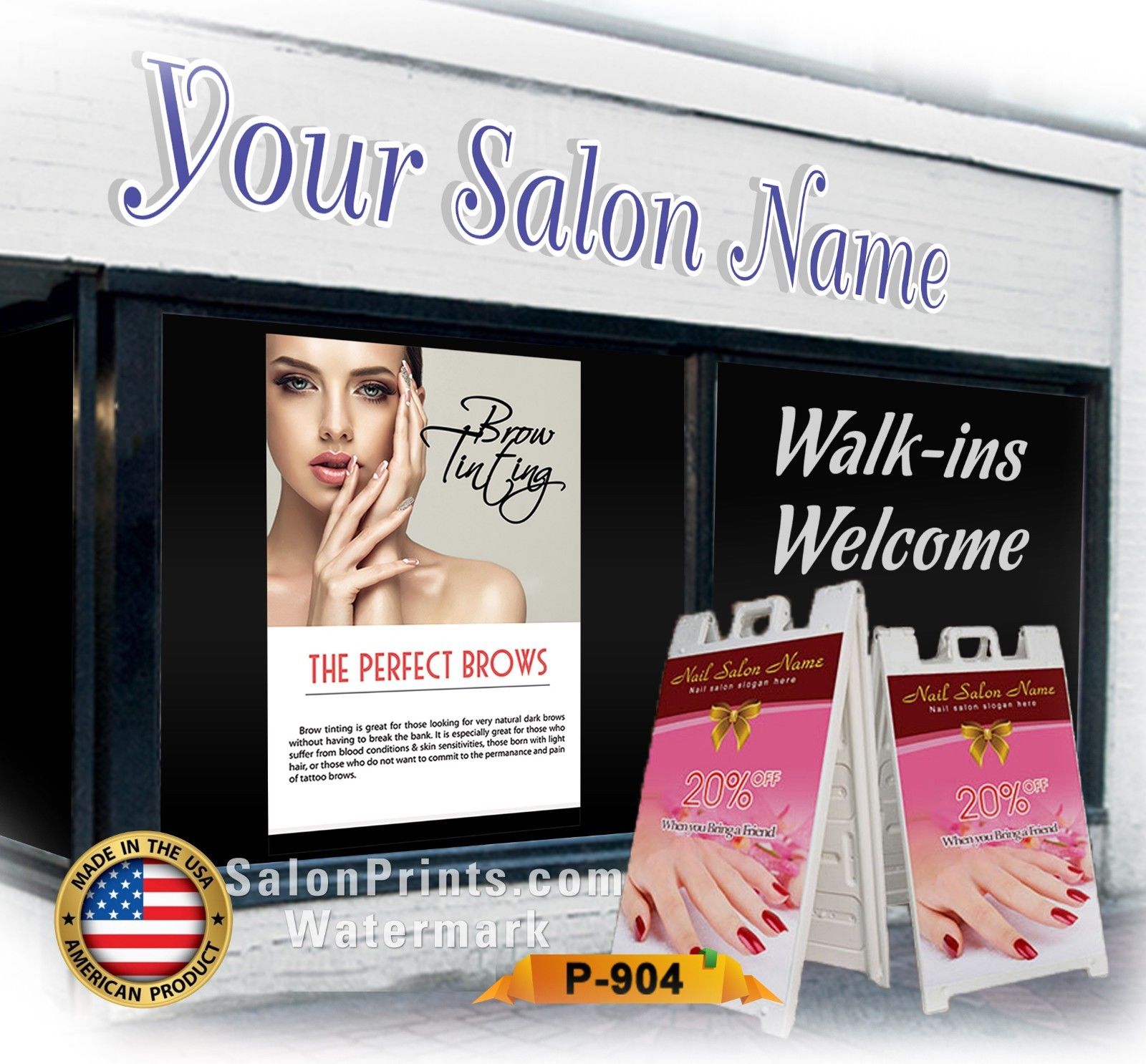 Nail Salon Poster NSD-P904