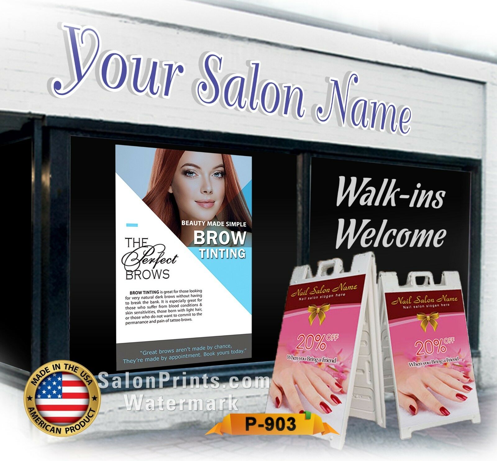 Nail Salon Poster NSD-P903