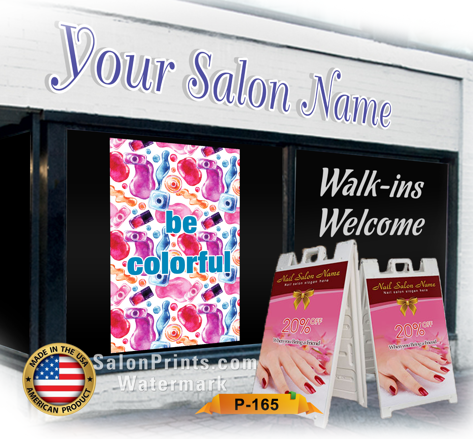 Nail Salon Poster NSD-P165