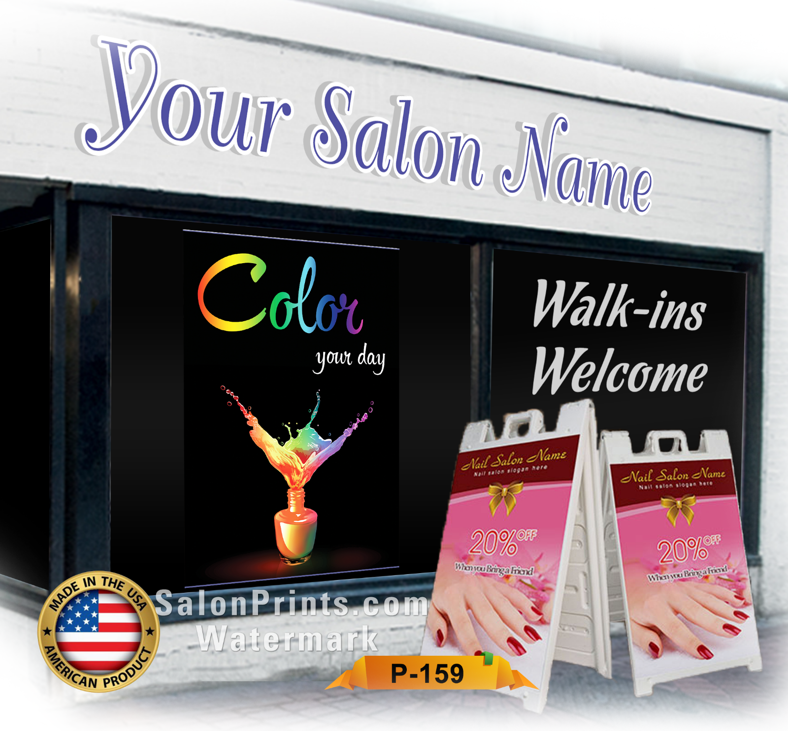 Nail Salon Poster NSD-P159