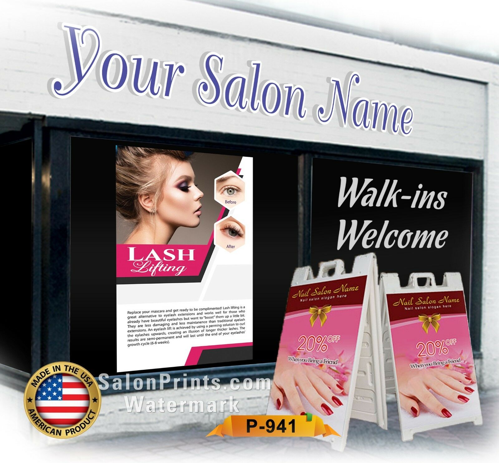Nail Salon Poster NSD-P941