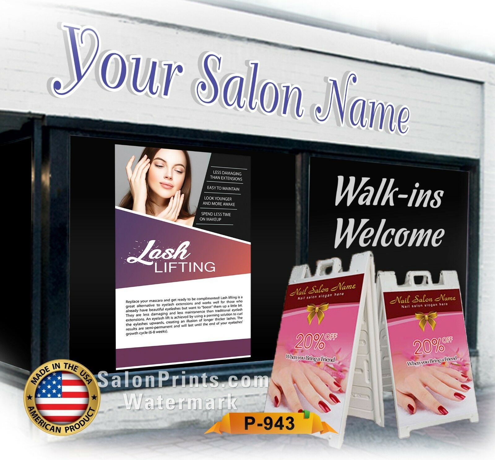 Nail Salon Poster NSD-P943