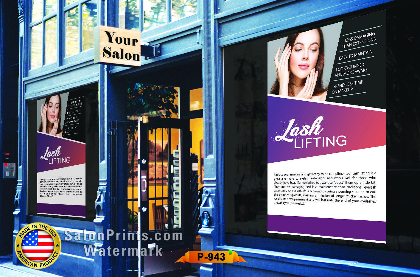 Nail Salon Poster NSD-P943