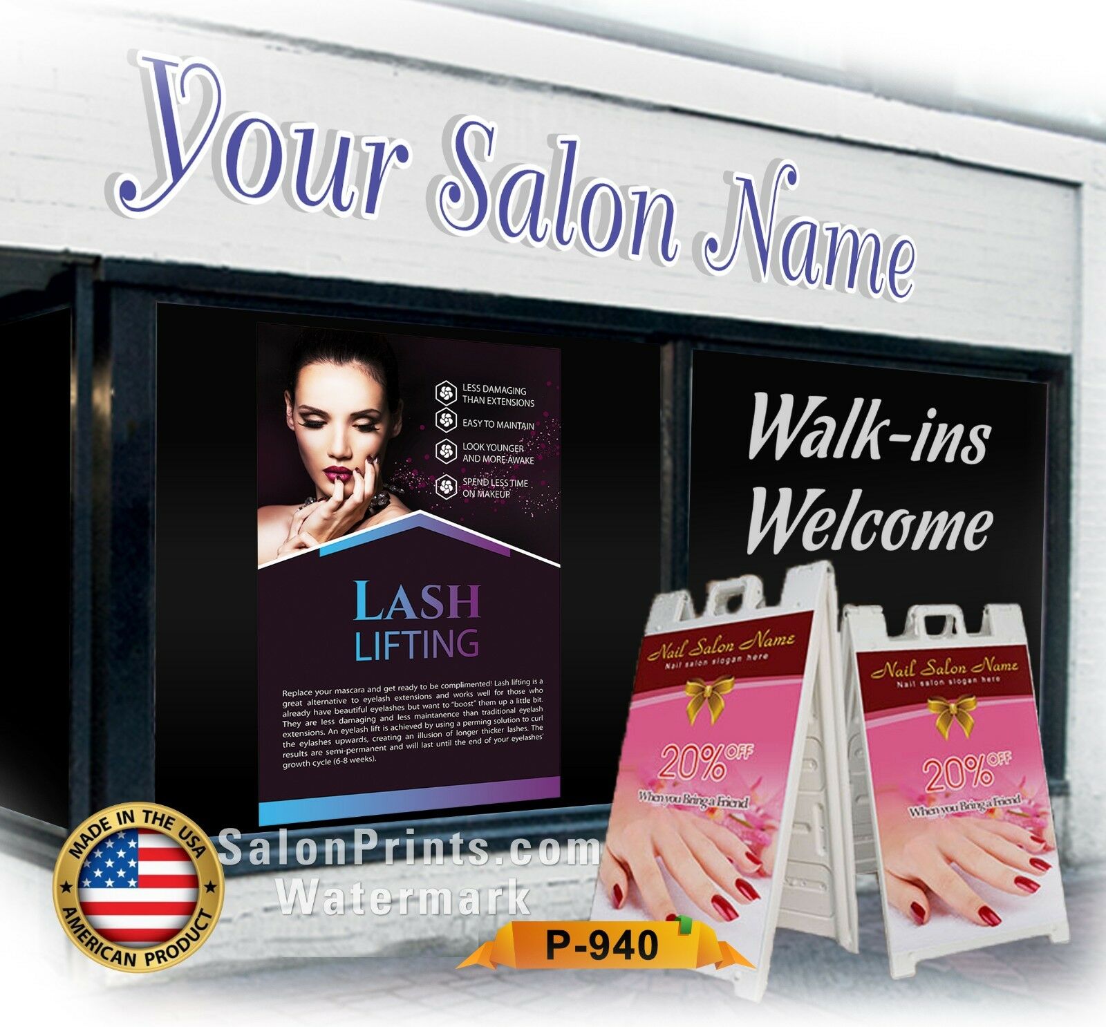 Nail Salon Poster NSD-P940