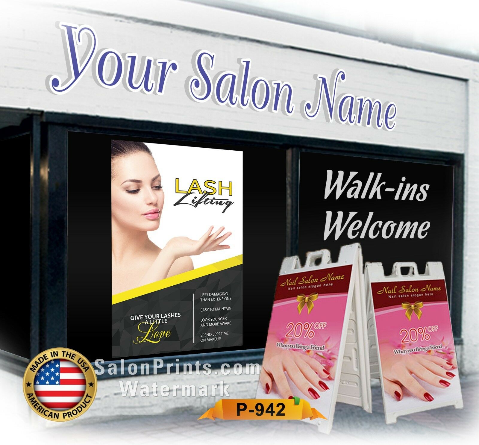 Nail Salon Poster NSD-P942