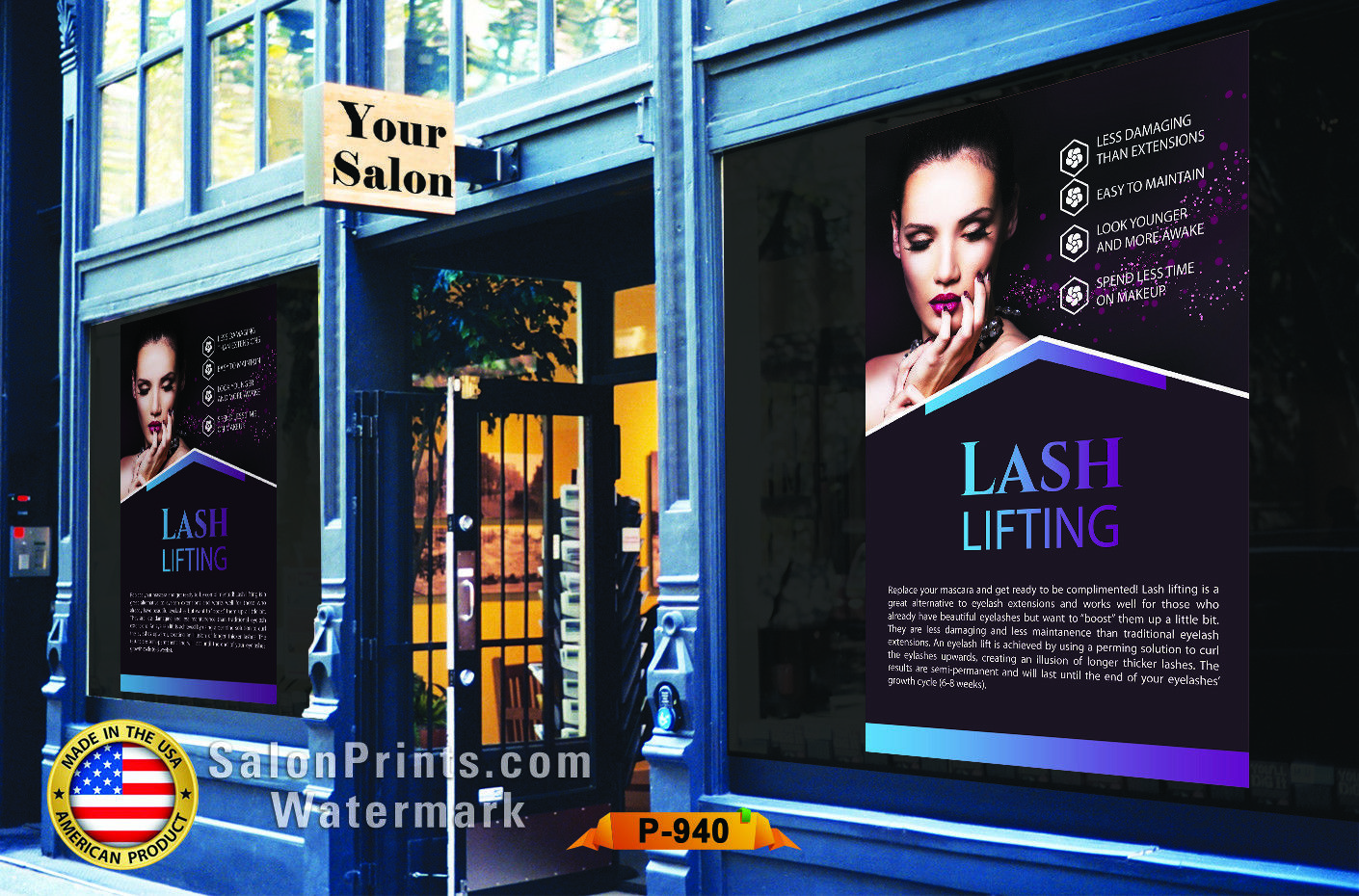 Nail Salon Poster NSD-P940