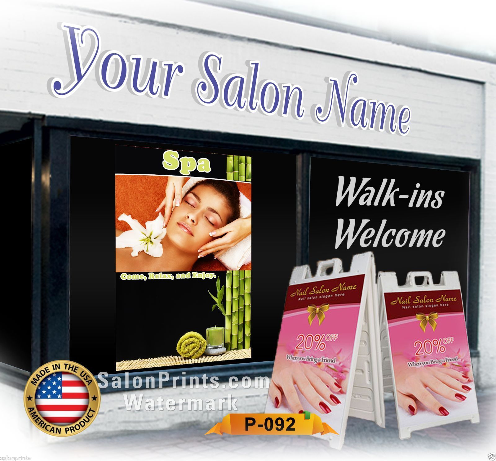 Nail Salon Poster NSD-P092