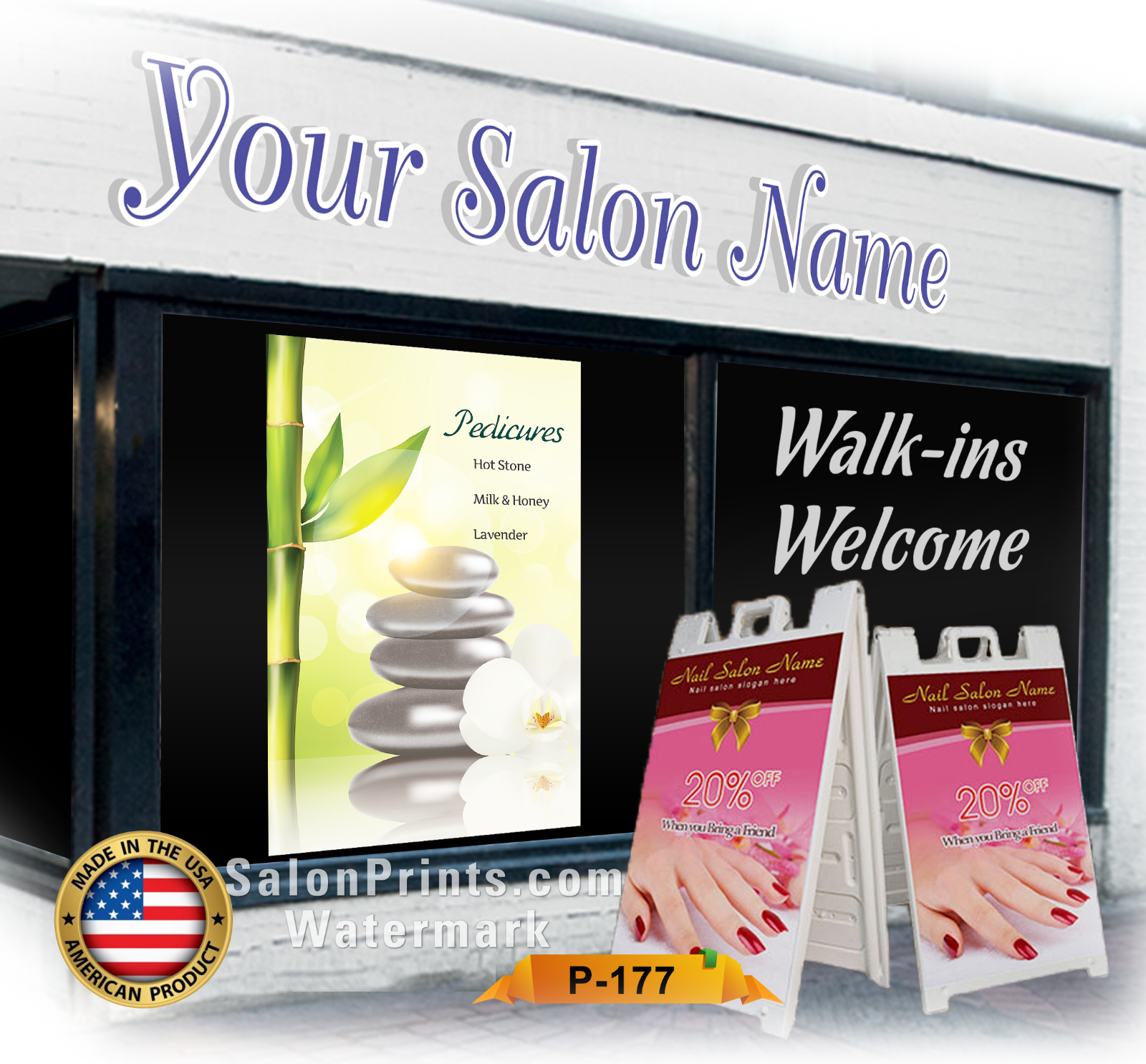 Nail Salon Poster NSD-P177