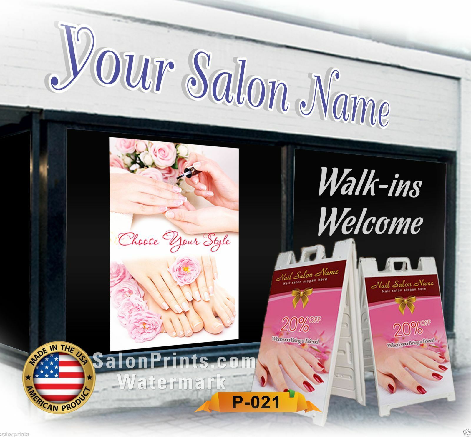 Nail Salon Poster NSD-P021