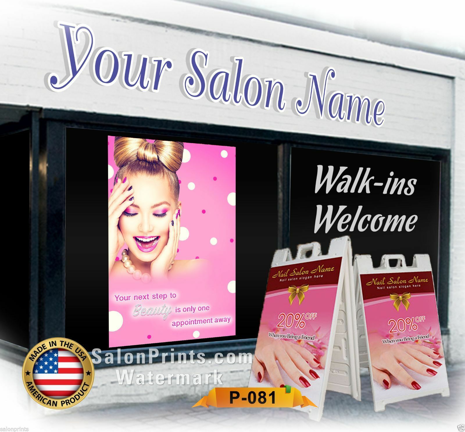 Nail Salon Poster NSD-P081