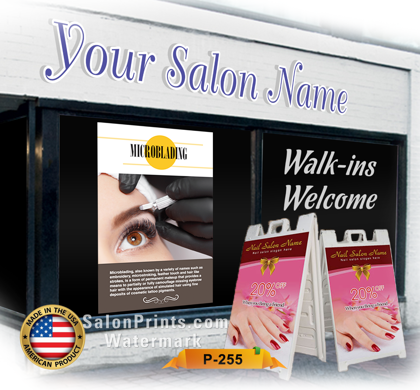Nail Salon Poster NSD-P255