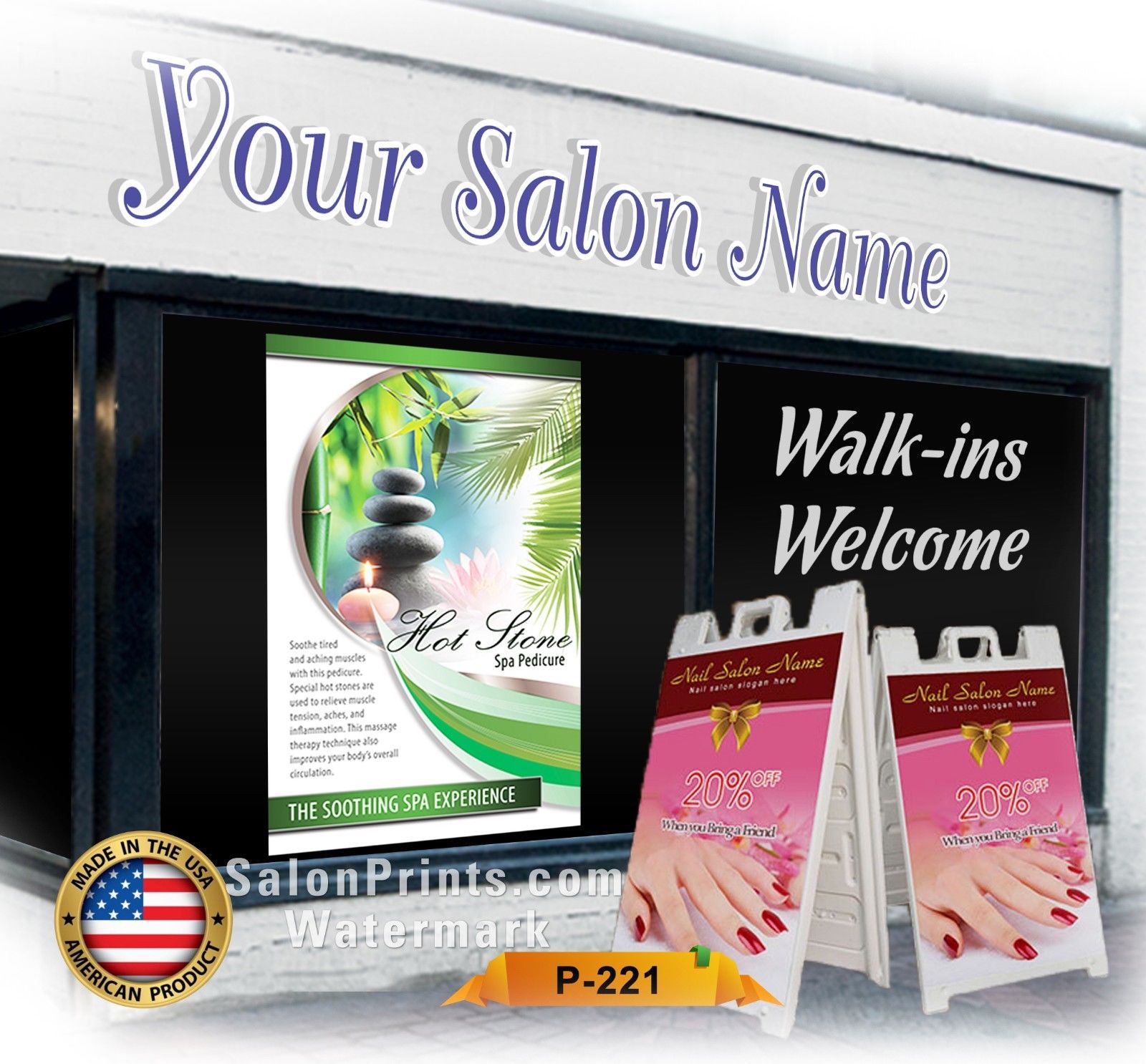 Nail Salon Poster NSD-P221