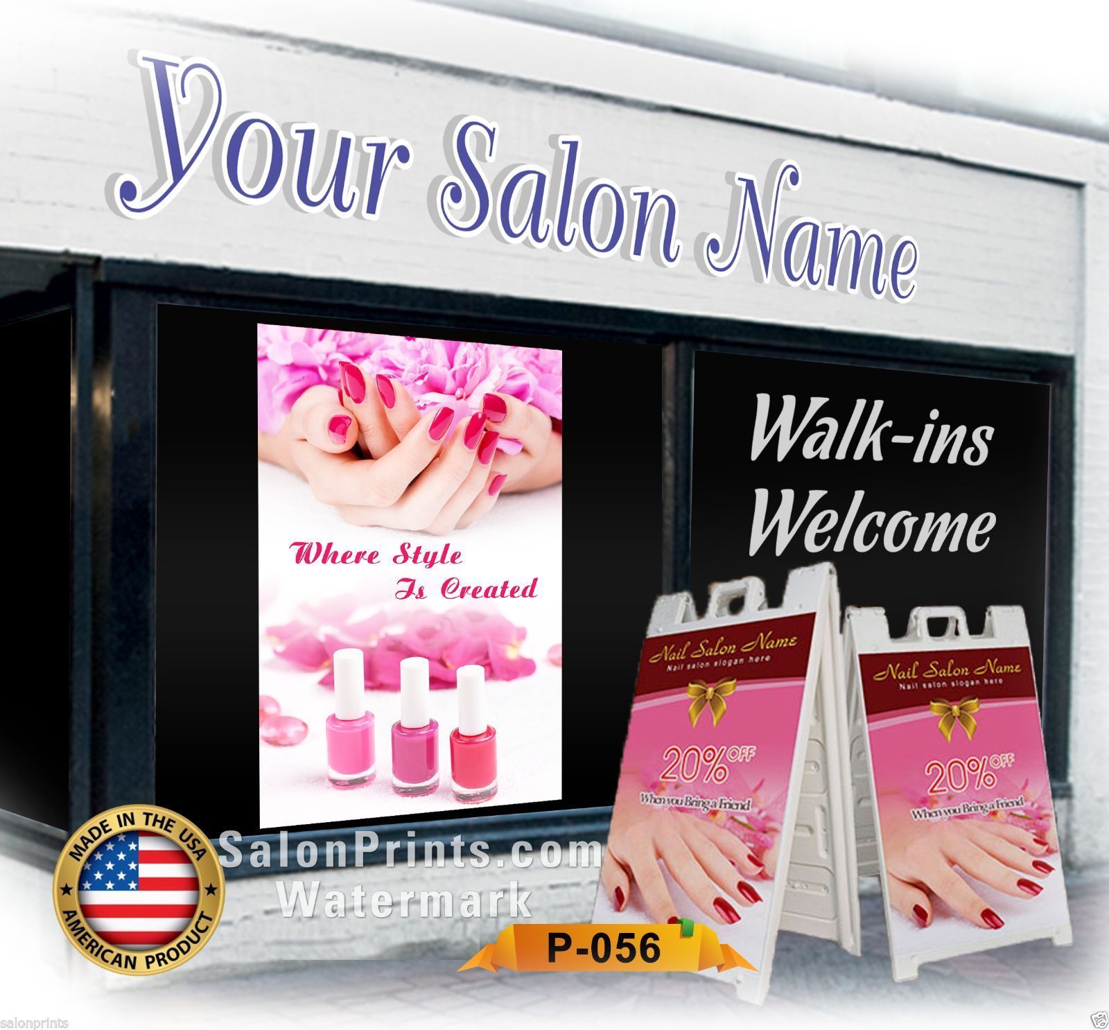 Nail Salon Poster NSD-P056