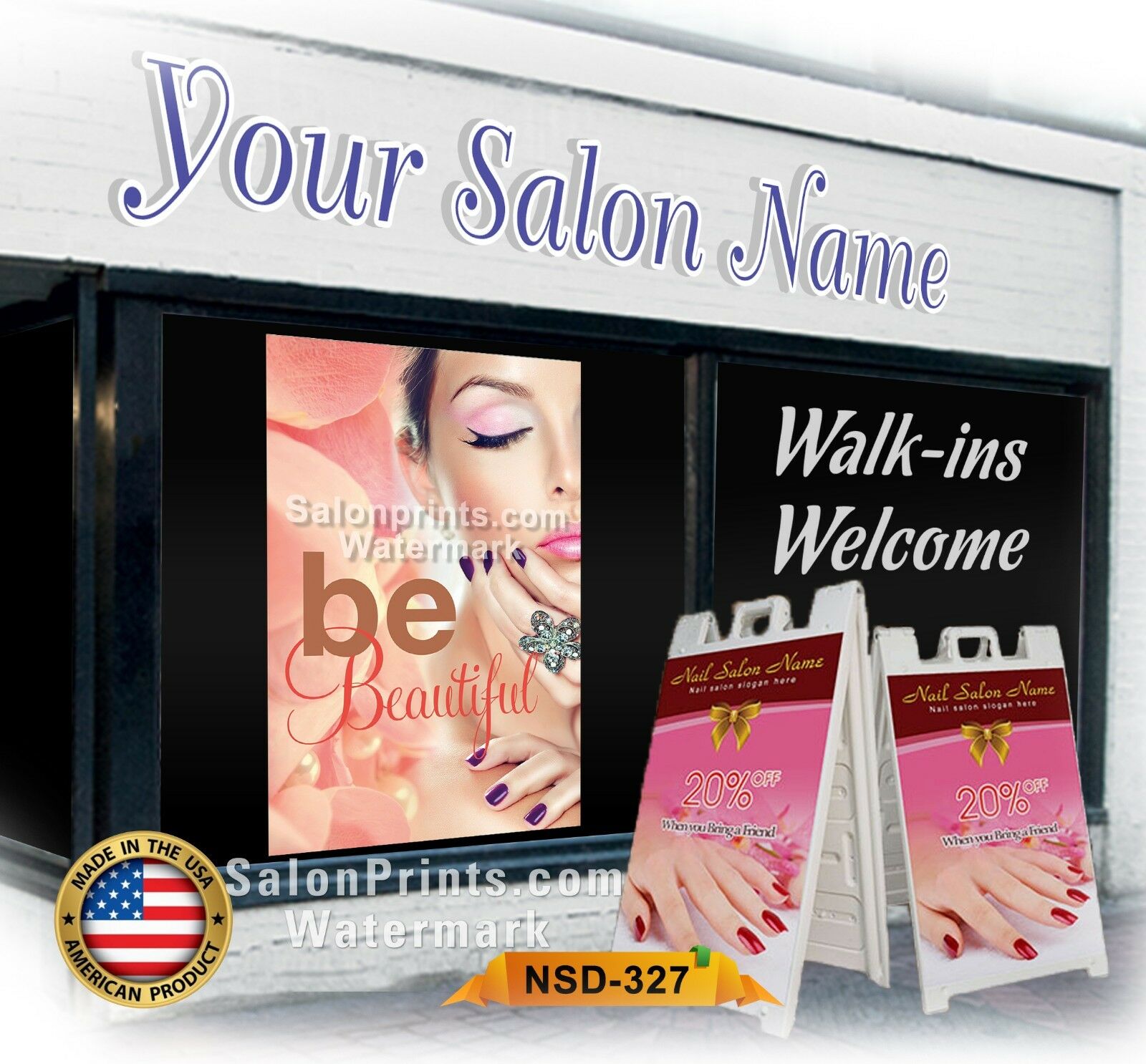 Nail Salon Poster NSD-P327