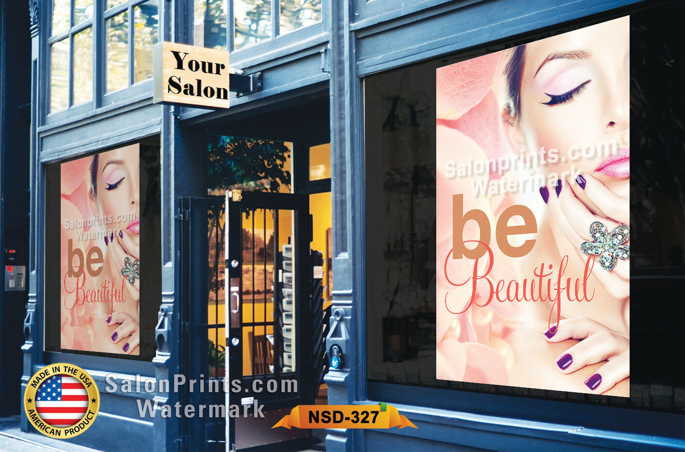 Nail-Spa-Posters-Salon-Posters-Nail-Spa-Designs-Nail-Salon-Printing-911prints.com-SalonPrints.com-Purple-Nails-Pink-Floral-3