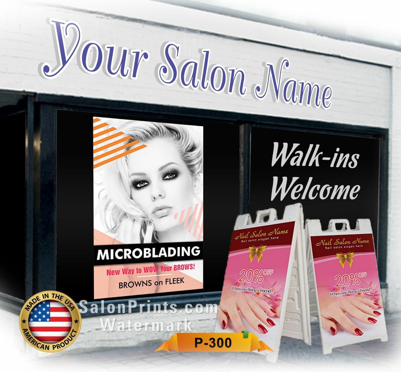 Nail Salon Poster NSD-P325