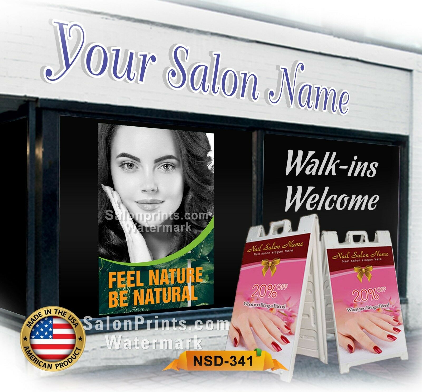 Nail Salon Poster NSD-P341