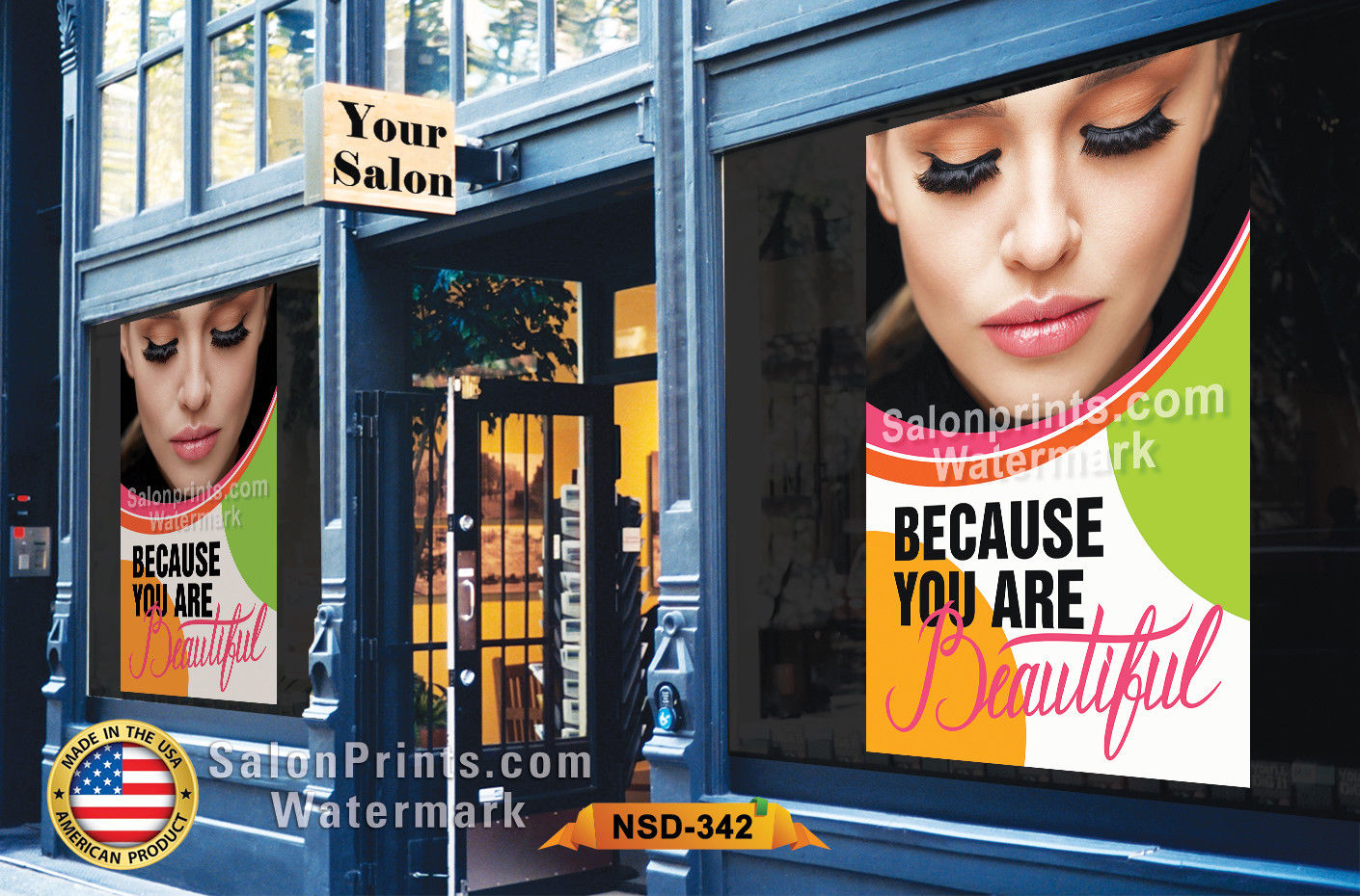 Nail Salon Poster NSD-P342