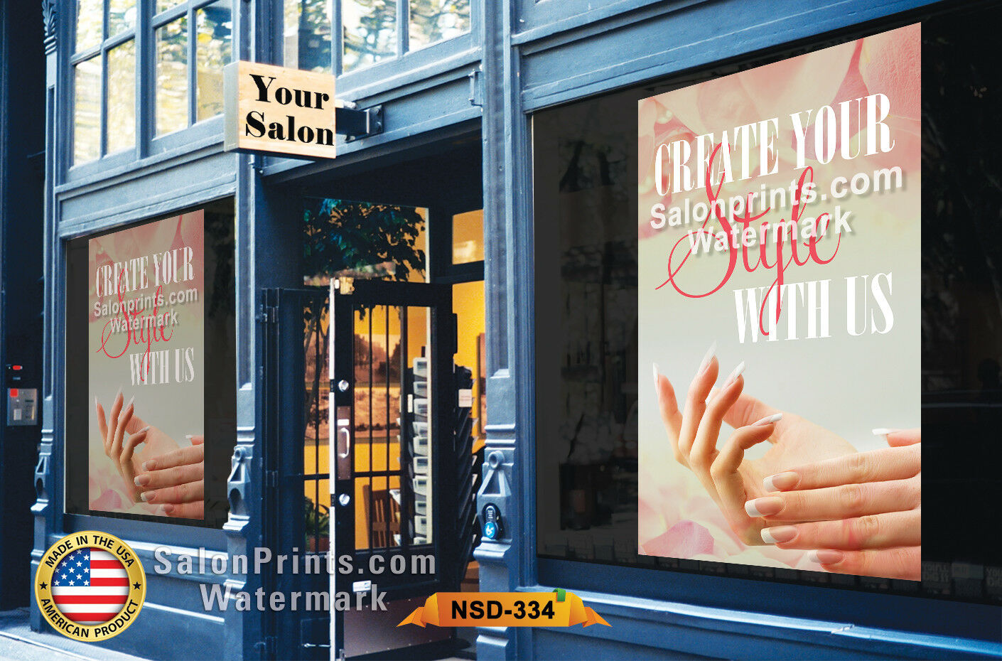 Nail Salon Poster NSD-P334