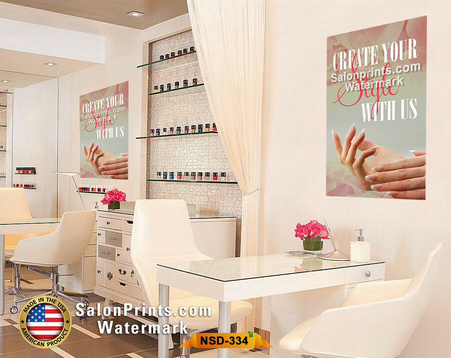 Nail Salon Poster NSD-P334
