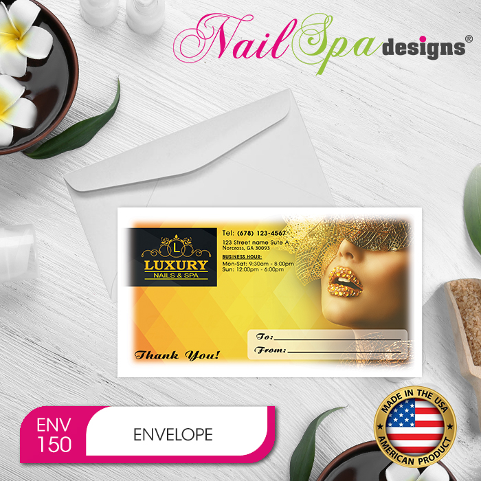 Gift Voucher Card Massage Beauty Nail Salons Hairdressers Spa x50 Envelopes