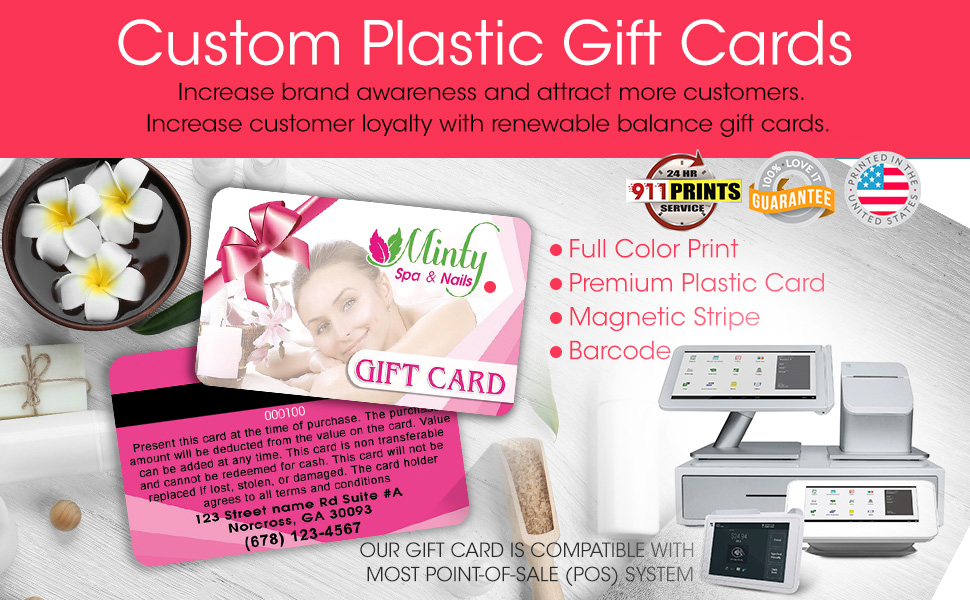 Gift Card Holders - Custom Printed in Full Color by