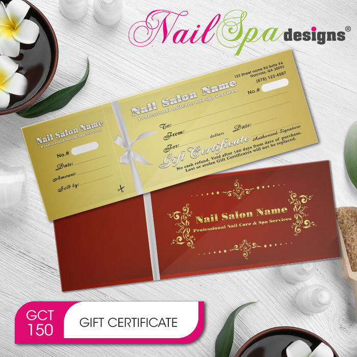 Gift Voucher Card Massage Beauty Nail Salons Hairdressers Spa x50 Envelopes